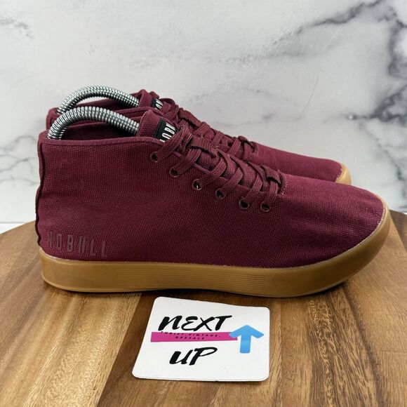 Women’s size 7.5-NOBULL Mid Canvas Trainer Cabernet Red Gum Sole Cross Fit Gym - Picture 3 of 9